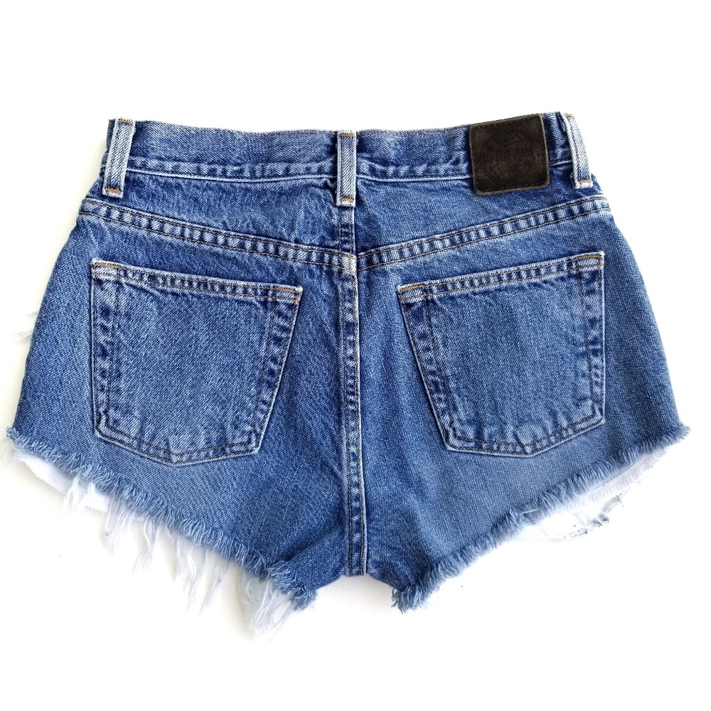 Gap Vintage Distressed High Waisted Denim Shorts - Picture 4 of 4